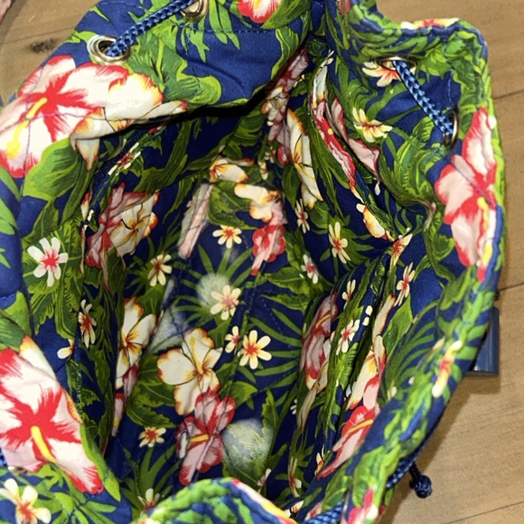 Americana by Sharif Quilted Backpack Hawaiian Print - Picture 5 of 5